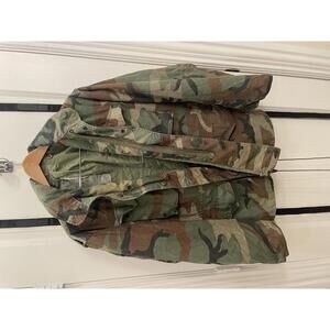 Vintage U.S. Army Cold Weather Field Coat | M-65 Woodland